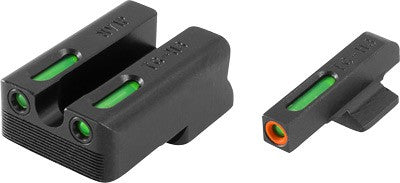 Truglo Sight Set 1911 260-450 - Tfx Pro Green-orange Outline