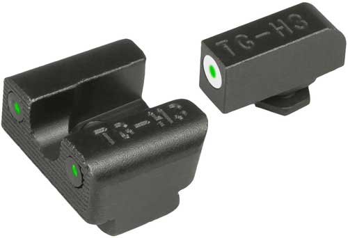 Truglo Sight Set Glock 42-43 - Tritium Pro White W-u-notch 1