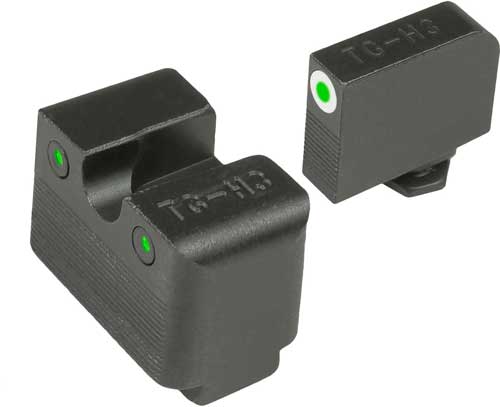 Truglo Sight Set Glock High - Mos Tritium Pro Whte W-u-notch