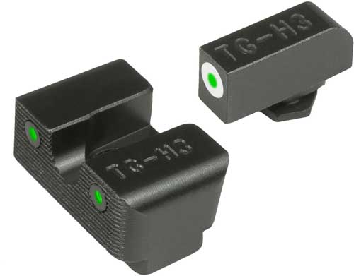 Truglo Sight Set Glock High - Tritium Pro White W- U-notch