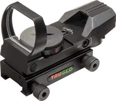 Truglo Panoramic Sight - 4-reticle Red-green Black