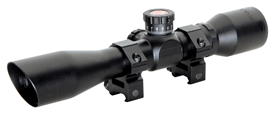 Truglo Tru-brite 4x32mm Scope - Tactical Mil-dot W-rings Black