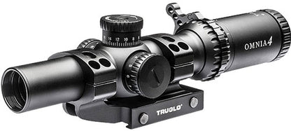 Truglo Omnia 1-4x24mm Scope - 30mm Tube Ir Sp W-1pc Mount Do