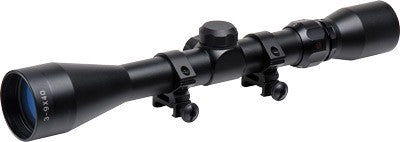 Truglo Scope Trushot 3-9x40mm - Duplex W-weaver Rings Black