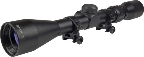 Truglo Scope Buckline 3-9x40mm - Bdc Black W-weaver Rings