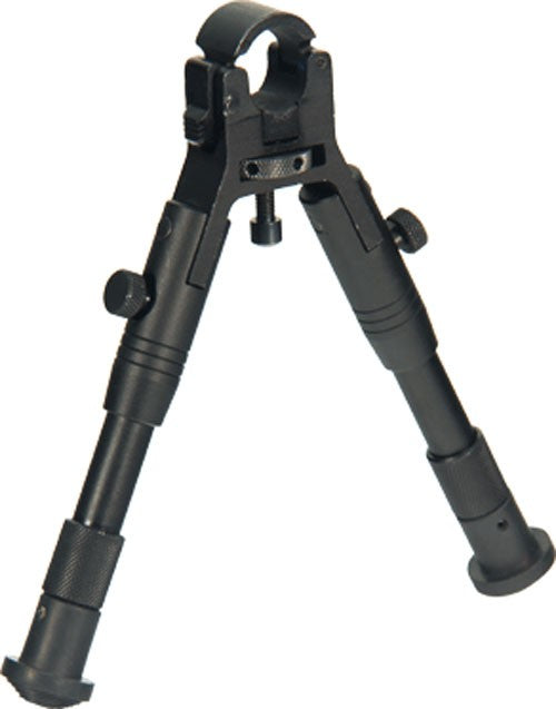 Utg Bipod Clamp On Center Ht - 6.2"-6.7" W-rubber Foot Pads