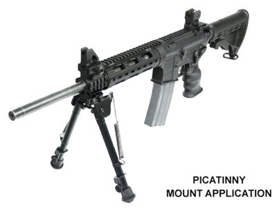 Utg Bipod Tactical Op 8-12.4" - Picatinny Mount W-stud Adapter