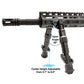 Utg Bipod Recon Flex M-lok - Matte Blk Center H 5.7"-8"