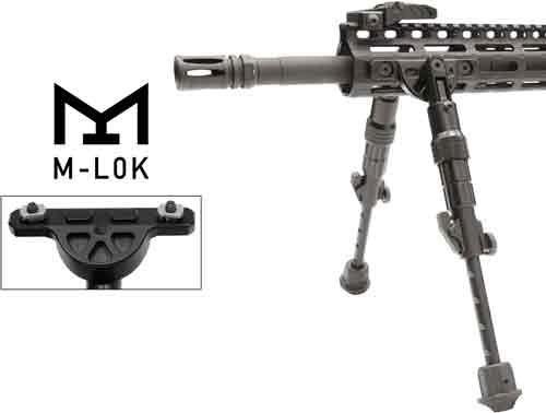 Utg Bipod Recon Flex M-lok - Matte Blk Center H 8.0"-11.8"