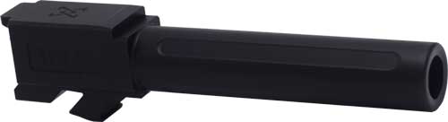 True Precision Glock 19 Barrel - Non-threaded Black Nitride