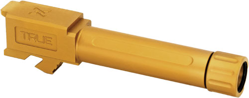 True Precision Glock 26 Barrel - Threaded Gold Tin