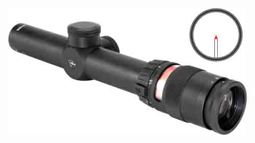 Trijicon Accupoint 1-4x24 30mm - Bac Red Triangle Post