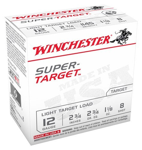 Winchester Target 12ga 1145fps - Case Lots 1-1/8oz #8