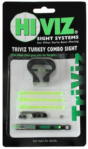 Hiviz Shotgun Deer-turkey Set - Triviz 1-4"-3-8" Vent Ribs