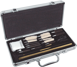 Hoppes Deluxe Gun Cleaning Kit - Brass Rod 31pc W-aluminum Box