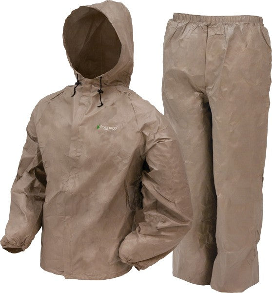 Frogg Toggs Rain Suit Mens - Ultra-lite-2 Large Khaki 1