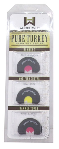 Woodhaven Custom Calls Pure - Turkey 3-pack Mouth Calls