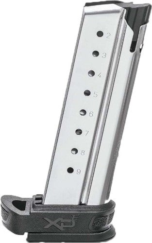 Springfield Magazine Xde - 9mm 9rd Mag W/ext Slve