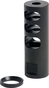 Yhm Low Profile Muzzle Brake - 5.56mm For 1-2x28 Threads