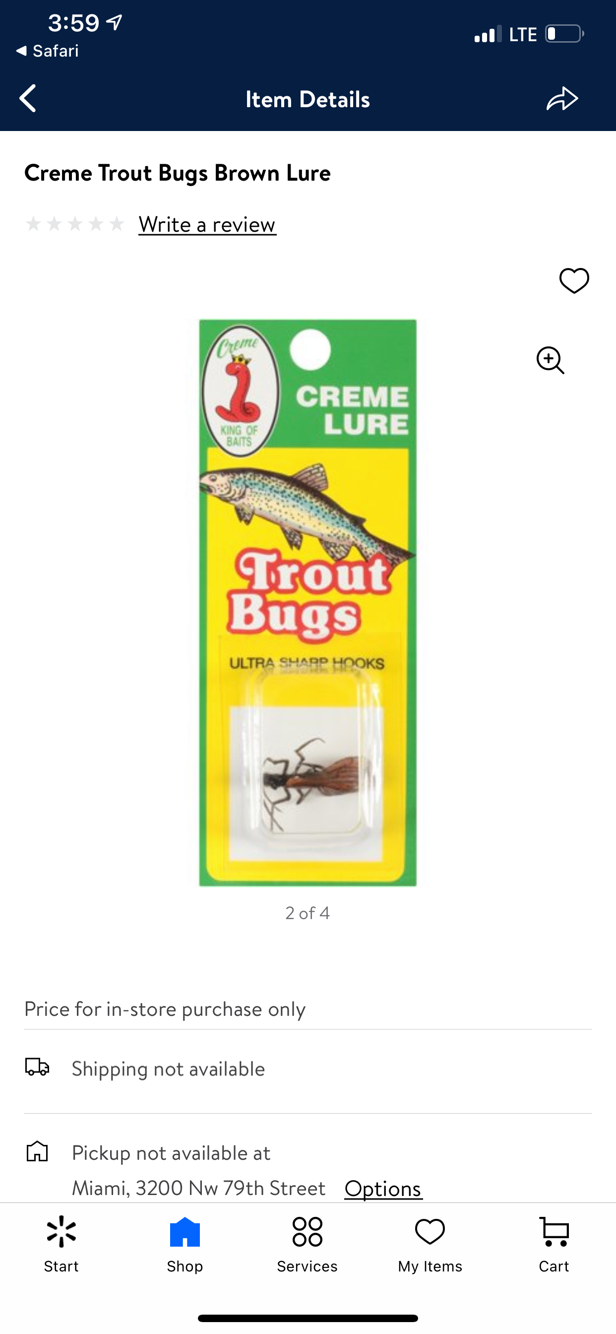 Creme Trout Bugs