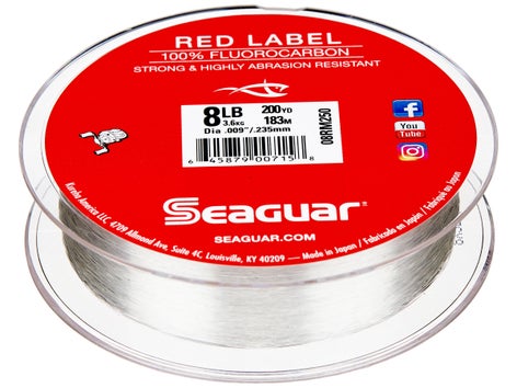 Seaguar Red Label Fluorocarbon Line 200yd.